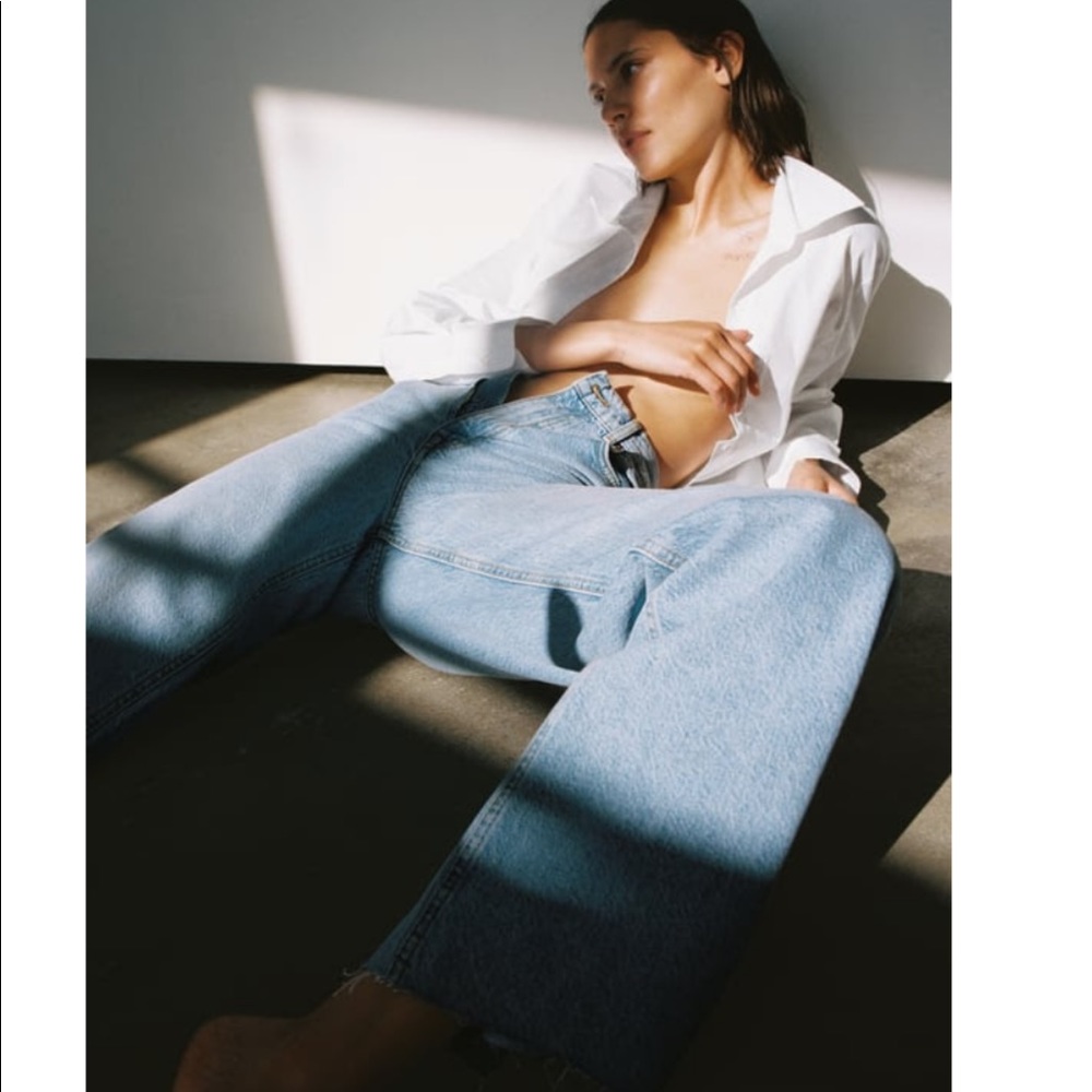 Zara 90s Full Length Jeans 8 NWT